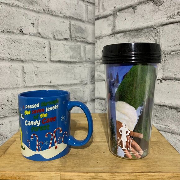 Buddy Elf Ceramic Coffee Mug & Travel Cup Set 2 Pack Christmas Gift New In Box - Picture 5 of 6